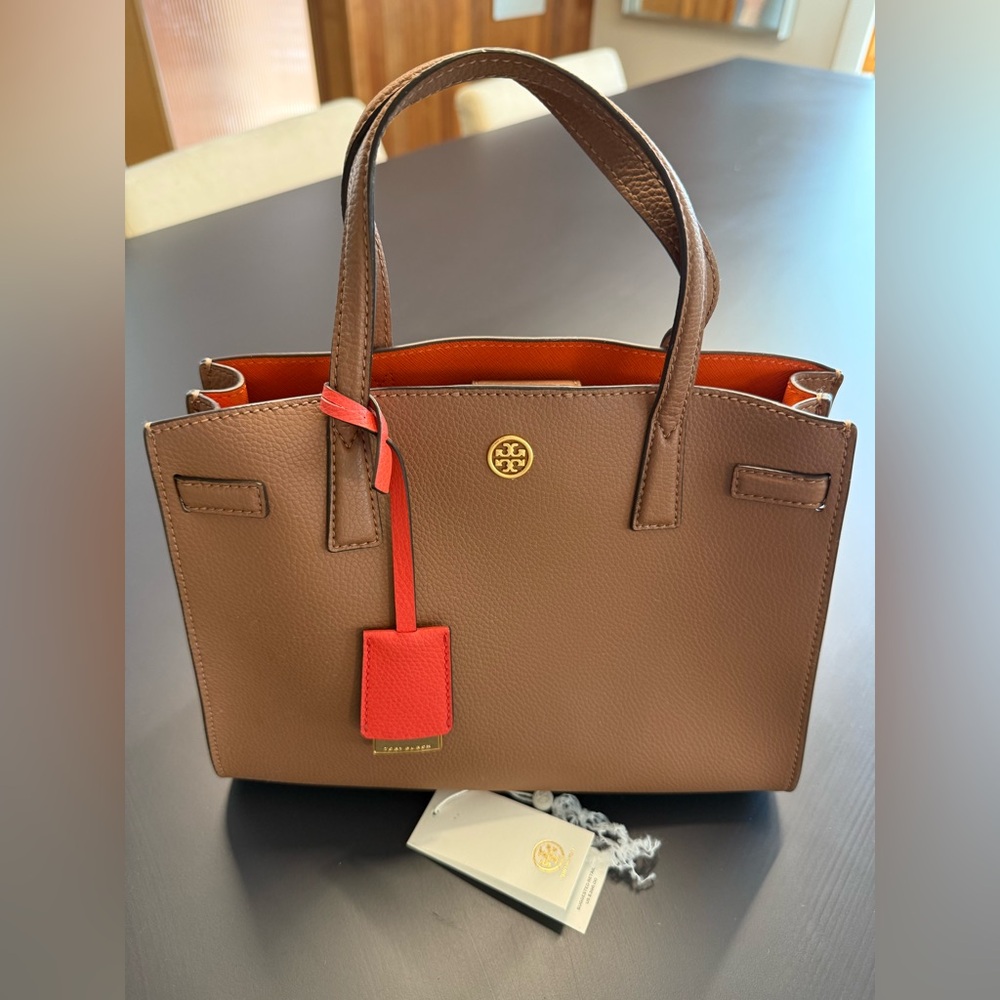 TORY BURCH Small Walker Satchel - Moose - Picture 6 of 16